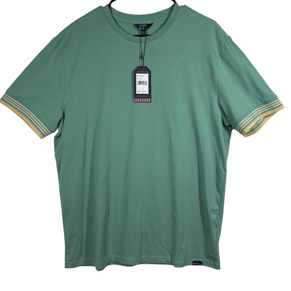 Ben Sherman Mens Crew Neck Short Sleeve Bay Leaf Green T-Shirt Size L
NWT - Picture 1 of 11